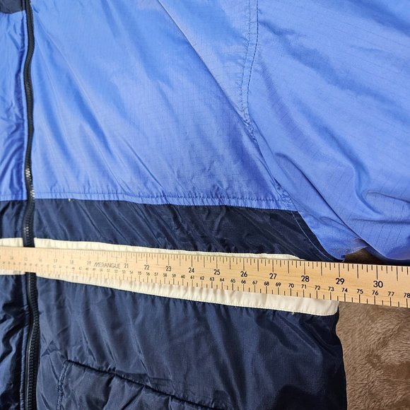 Helly Hansen Full Zip Reversible Puffer Down Jacket Men's Size XXL 2XL Blue HH - Picture 4 of 11